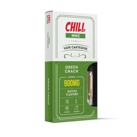 Green Crack Cartridge - HHC - Chill Plus - 900MG - Thumbnail 2
