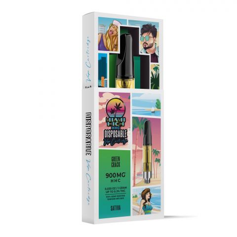 Green Crack Cartridge - HHC - Miami High - 900MG - Thumbnail 3