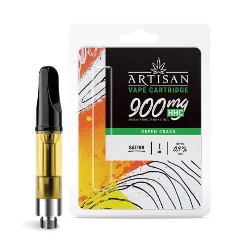 Green Crack Cartridge - HHC THC - Artisan - 900mg - Thumbnail 1