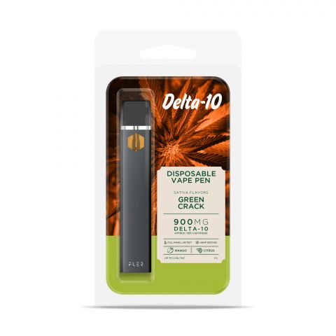 Green Crack Vape Pen - Delta 10 - Disposable - Buzz - 900mg - Thumbnail