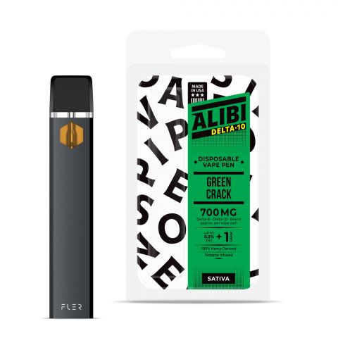 Green Crack Vape Pen - Delta 10 THC - Disposable - Alibi - 700mg - Thumbnail 1