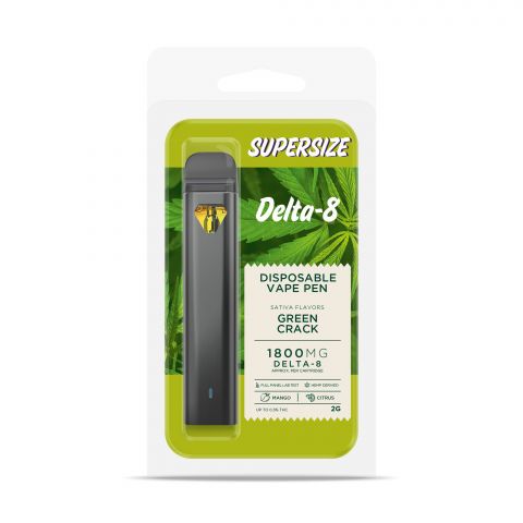 Green Crack Vape Pen - Delta 8 - Disposable - Buzz - 1800mg
