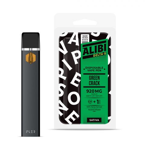 Green Crack Vape Pen - Delta 8 THC - Disposable - Alibi - 920mg - Thumbnail 1