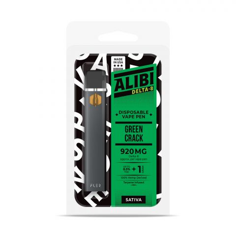 Green Crack Vape Pen - Delta 8 THC - Disposable - Alibi - 920mg - Thumbnail 2