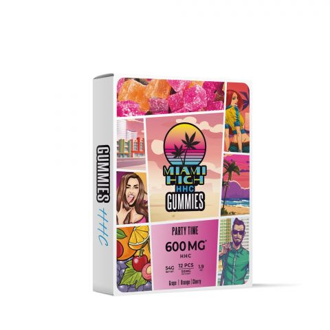 HHC Gummies - Party Time - Miami High - 600MG - Thumbnail 2