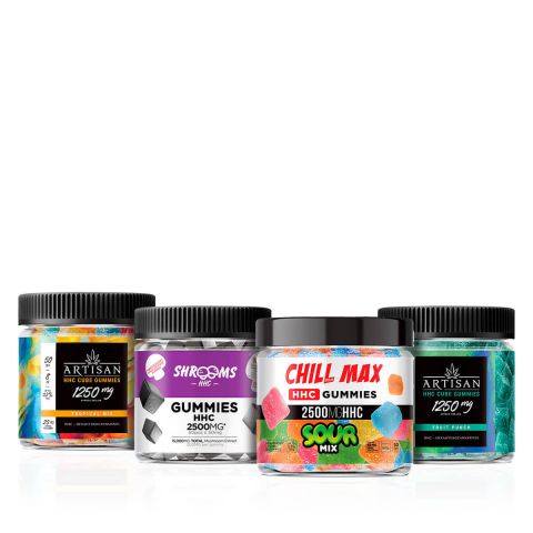 HHC THC Gummies Variety - 4 Pack Bundle