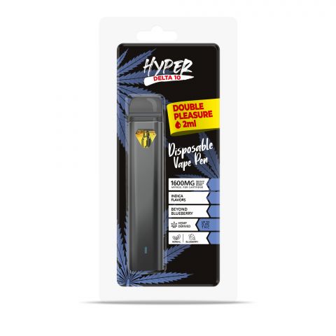 Hyper Delta-10 Disposable Vape Pen - Beyond Blueberry - 1600MG - Thumbnail 2