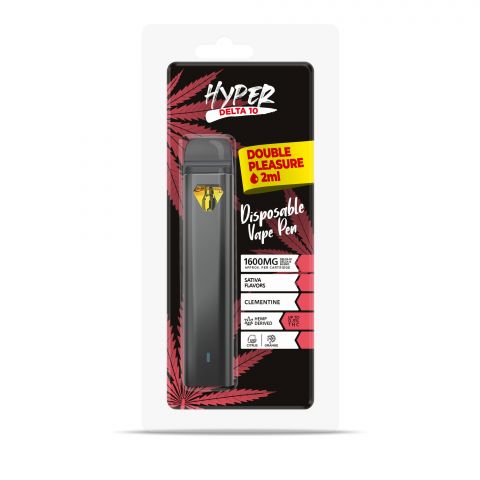 Hyper Delta-10 Disposable Vape Pen - Clementine - 1600MG - Thumbnail 2