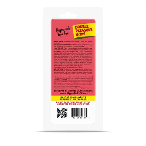 Hyper Delta-10 Disposable Vape Pen - Clementine - 1600MG - Thumbnail 3