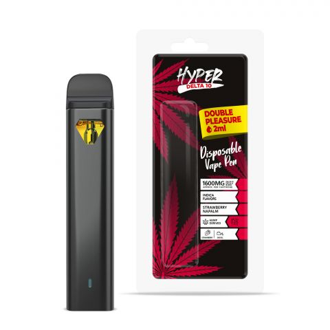 Hyper Delta-10 Disposable Vape Pen - Strawberry Napalm - 1600MG - 1