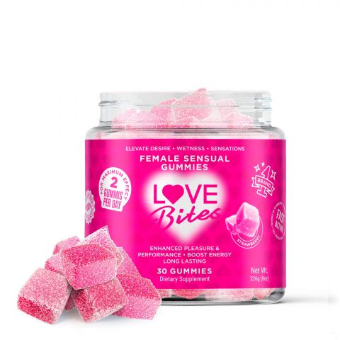 Love Bites Female Sensual Gummies in Jar - 1
