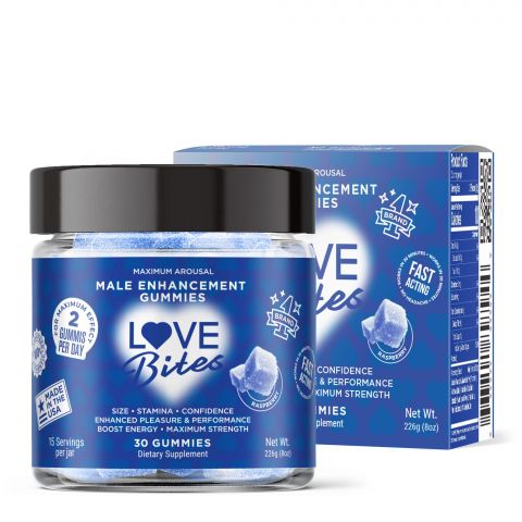 Love Bites Male Enhancement Gummies in Jar - Thumbnail 3