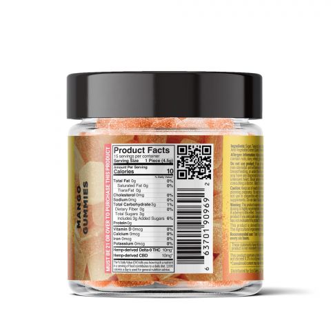 Mango Gummies - Delta 9 - Sour High - 300mg - Thumbnail 3