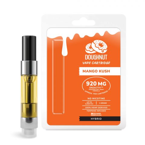 Mango Kush Cartridge - Active CBD - Enzactiv - Doughnut Active CBD - 920mg - Thumbnail 1
