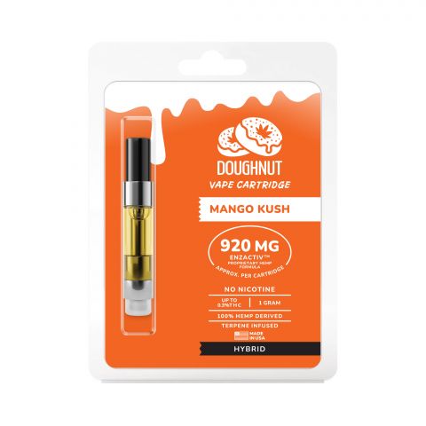Mango Kush Cartridge - Active CBD - Enzactiv - Doughnut Active CBD - 920mg - Thumbnail 2