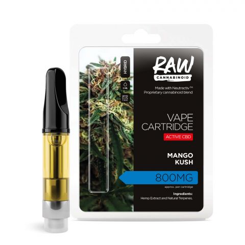 Mango Kush Cartridge - Active CBD - Raw - 800mg - Thumbnail 1