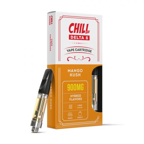 Mango Kush Cartridge - Delta 8 THC - Chill - 900mg (1ml) - Thumbnail 1