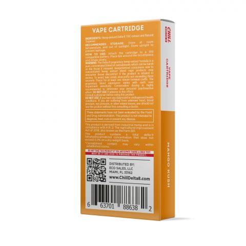 Mango Kush Cartridge - Delta 8 THC - Chill - 900mg (1ml) - Thumbnail 3