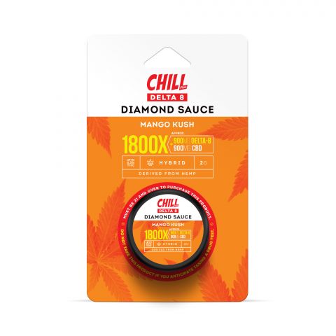 Mango Kush Diamond Sauce - Delta 8 - Chill Plus - 1800X - 2