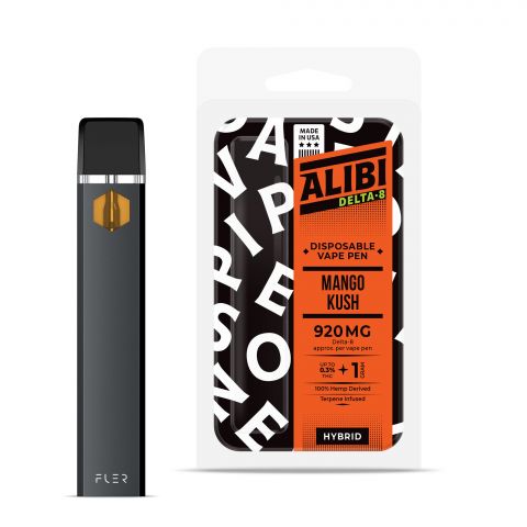 Mango Kush Vape Delta 8 THC - Disposable - Alibi - 920mg - Thumbnail 1