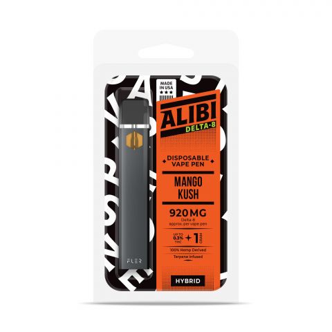Mango Kush Vape Delta 8 THC - Disposable - Alibi - 920mg - Thumbnail 2