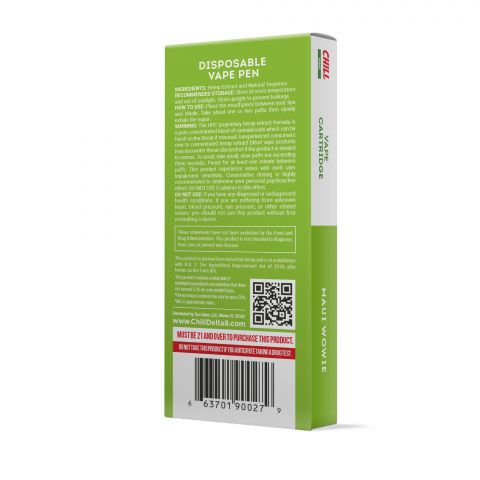 Maui Wowie HHC Vape Pen - Disposable - Chill Plus - 900MG - Thumbnail 3