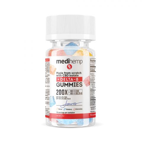 MediHemp RX CBD Isolate Gummies - Made from Scratch - 200X - Thumbnail 2