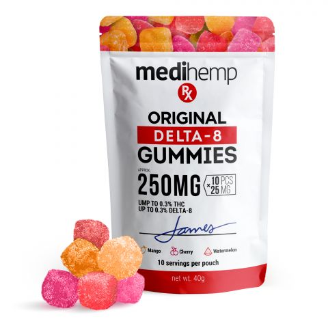 MediHemp RX Delta-8 THC Gummies - Original Mix - 250X - 1