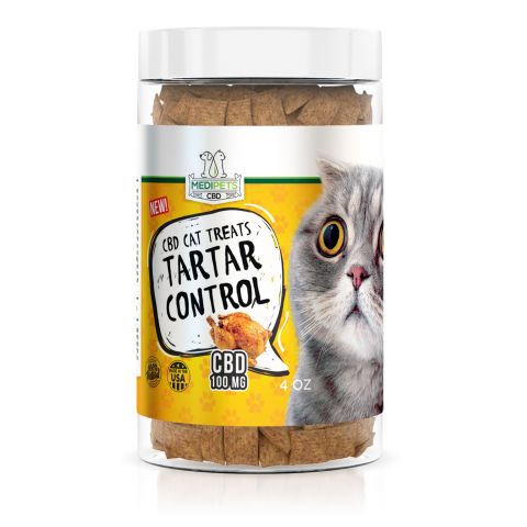 MediPets CBD Cat Treats - Cat Cafe Tartar Control - 100mg - Thumbnail 2