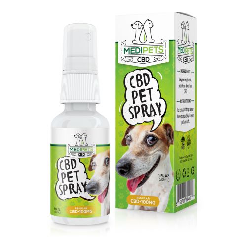 MediPets CBD - Pet Spray - 100mg - Thumbnail 1