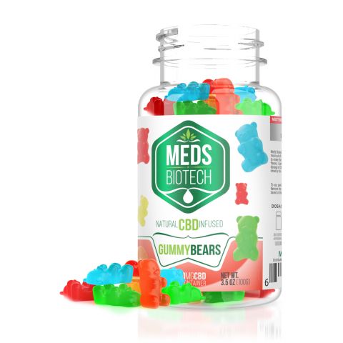 Meds Biotech Gummies - CBD Infused Gummy Bears - 1