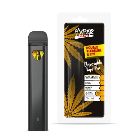 Orange Crush Vape - Delta 10 THC - Disposable - Hyper - 1600mg - Thumbnail 1
