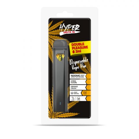 Orange Crush Vape - Delta 10 THC - Disposable - Hyper - 1600mg - Thumbnail 2