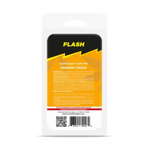 Orange Crush Vape - Delta 8 THC - Disposable - Chill - 900mg - Thumbnail 3