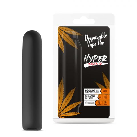 920mg D10, D8 Vape Pen - Pineapple Express - Hybrid - 1ml - Hyper - Thumbnail 1