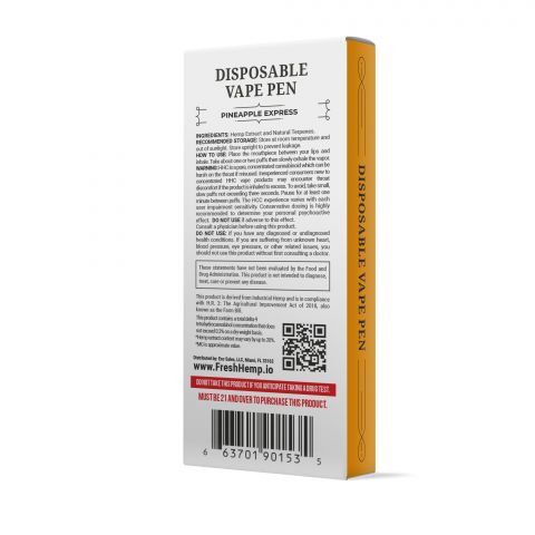 Pineapple Express Vape Pen - HHC - Fresh - 900MG - Thumbnail 3