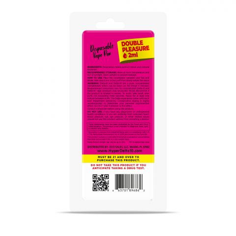 1600mg D10, D8 Vape Pen - Pink Lemonade - Hybrid - 2ml - Hyper - Thumbnail 3