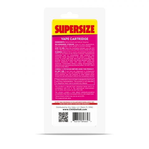 Pink Lemonade Vape - Delta 8 THC - Disposable - Chill - 1600mg - Thumbnail 3
