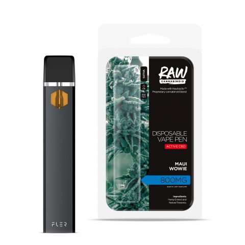 Raw Cannabinoid Neutractiv Active CBD Disposable Vape Pen - Maui Wowie - 800mg - Thumbnail 1
