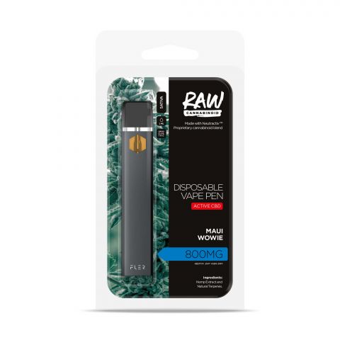 Raw Cannabinoid Neutractiv Active CBD Disposable Vape Pen - Maui Wowie - 800mg - Thumbnail 2
