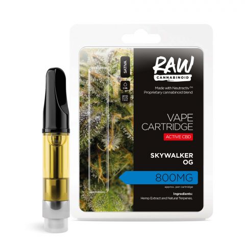 Raw Cannabinoid Neutractiv Active CBD Vape Cartridge - Skywalker OG - 800MG - 1