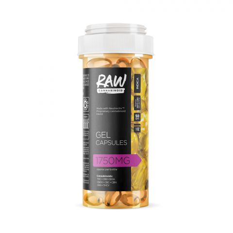 Raw Cannabinoid Neutractiv Gel Capsules - 1750MG - Thumbnail 2