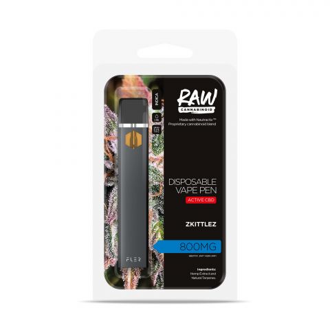 Raw Cannabinoid Neutractiv ™ Active CBD Disposable Vape Pen - Zkittles - 800MG - Thumbnail 2