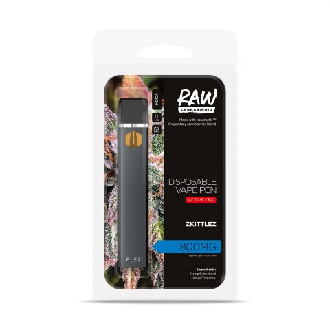 Raw Cannabinoid Neutractiv ™ Active CBD Disposable Vape Pen - Zkittles - 800MG - Thumbnail 2