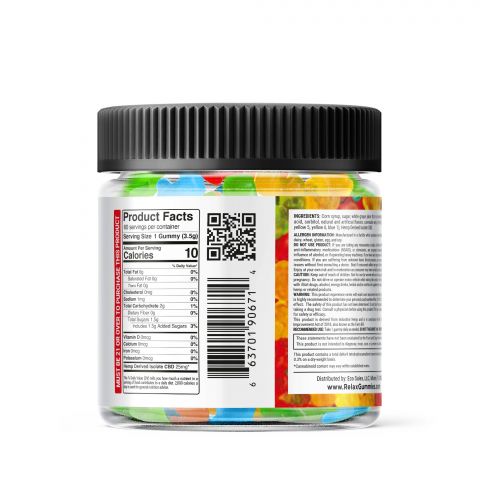 Relax CBD Isolate Gummy Bears - 1500MG - Thumbnail 3