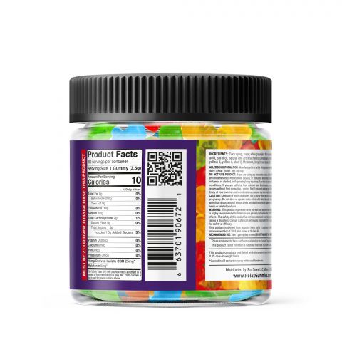 Relax CBD Isolate Sleep Gummy Bears with Melatonin - 1500MG - Thumbnail 3