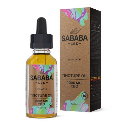 Sababa CBD Isolate Tincture Oil - 1000MG - Thumbnail 1