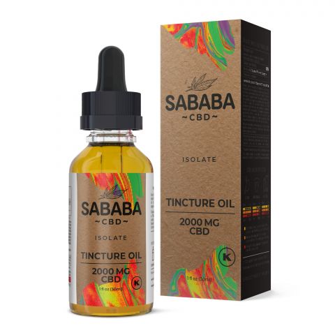 Sababa CBD Isolate Tincture Oil - 2000MG - 1