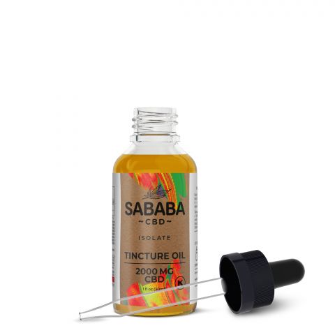 Sababa CBD Isolate Tincture Oil - 2000MG - 3
