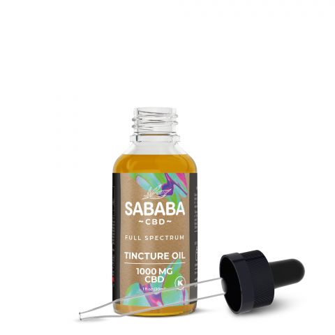 Sababa Full Spectrum CBD Tincture Oil - 1000MG - 3